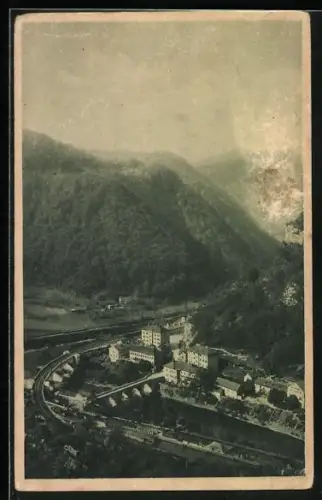 AK Steinbrück, Ortsansicht mit Savetal