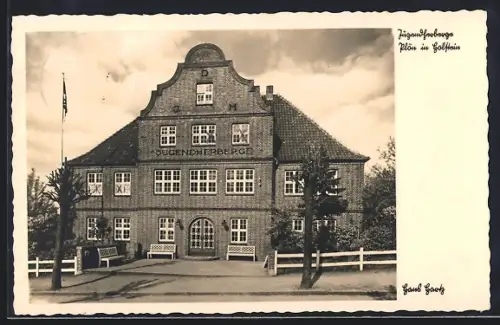 AK Plön in Holstein, Jugendherberge mit Bänken