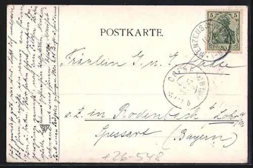 Künstler-AK Ludwig Zorn: Feldberg / Schwarzwald, Gasthaus zur Jägermatte