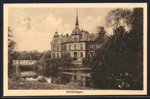 AK Schönhagen / Karby, Schloss Schönhagen