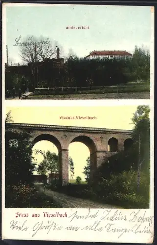 AK Vieselbach, Amtsgericht, Viadukt