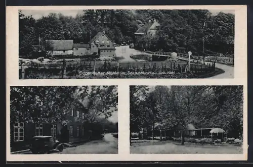AK Schwentinetal /Kiel, Gasthaus Oppendorfer Mühle, Inh. Hugo Tode
