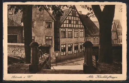 AK Bünde i. W., Alte Kirchhofstreppe