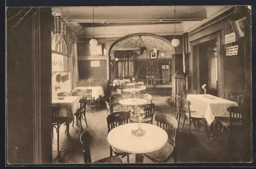 AK Bünde /Westf., Wiener Café in der Bahnhofstrasse 41