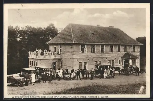 AK Bad Randringhausen /Kreis Herford, Wilsmeyers Schwefelbad