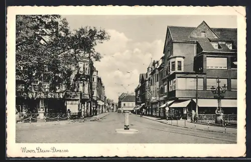 AK Moers, Blick in die Steinstrasse
