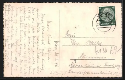 AK Moers, Blick in die Steinstrasse