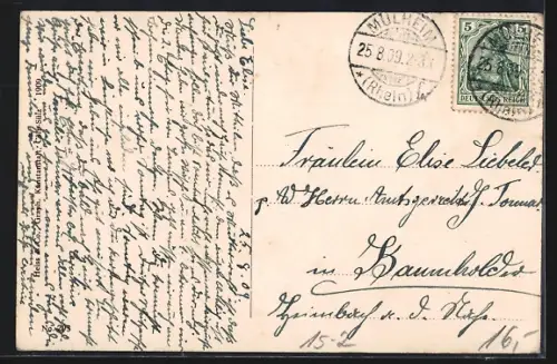 AK Cöln a. Rh., Reichsluftschiff Zeppelin II über der Stadt