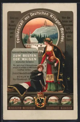 AK Berlin-Schöneberg, Fechtanstalt des Deutschen Krieger-Bundes, Kurfürstenstrasse 97