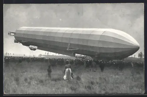 AK Nürnberg, Landung des Luftschiff Zeppelin III.