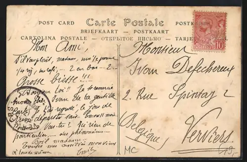 AK Monaco, La Rue Grimaldi