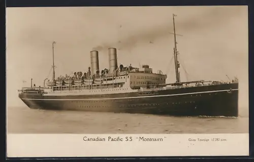 AK Passagierschiff Canadian Pacific SS Montnairn