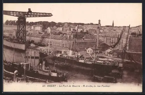 AK Brest, Le Port de Guerre, Kriegshafen