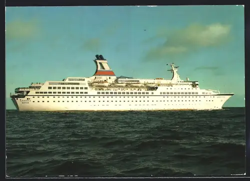 AK Passagierschiff Arkona auf See