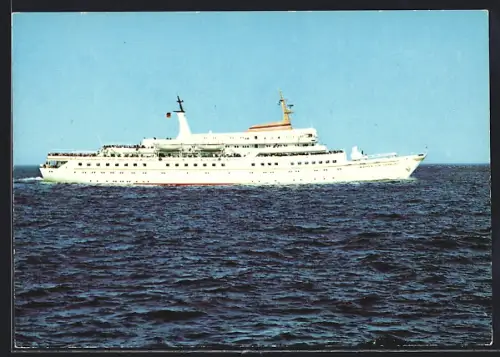 AK Passagierschiff MS Wappen von Hamburg in Fahrt