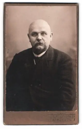 Fotografie W. Tielbürger, Rahden, Porträt eines Mannes
