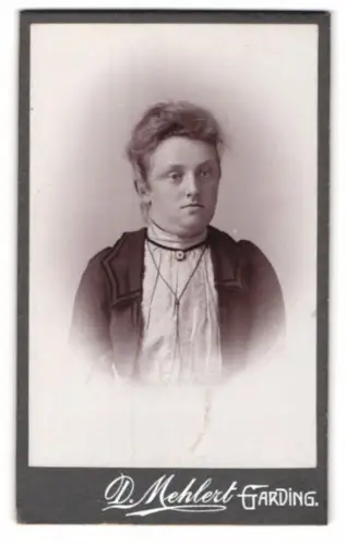 Fotografie D. Mehlert, Garding, Porträt einer jungen Frau