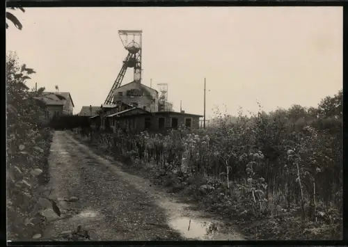 Fotografie Ansicht Wittelsheim, Blick nach der Grube Joseph Else, Kalisalz Werk, Bergwerk