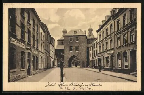 AK Jülich, Kleine Rurstrasse mit Hexentor