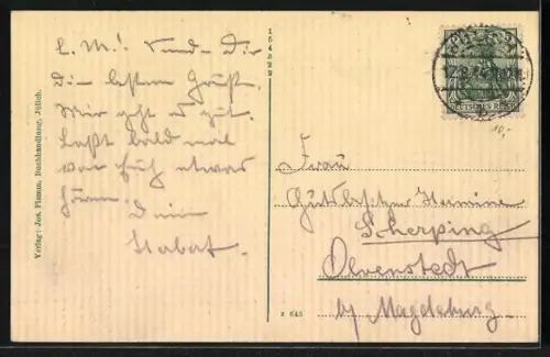 AK Jülich, Kleine Rurstrasse mit Hexentor