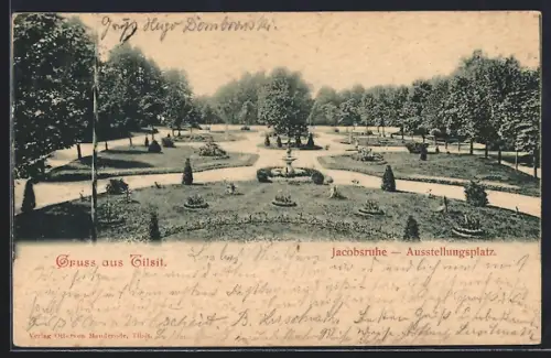 AK Tilsit, Jacobsruhe, Ausstellungsplatz