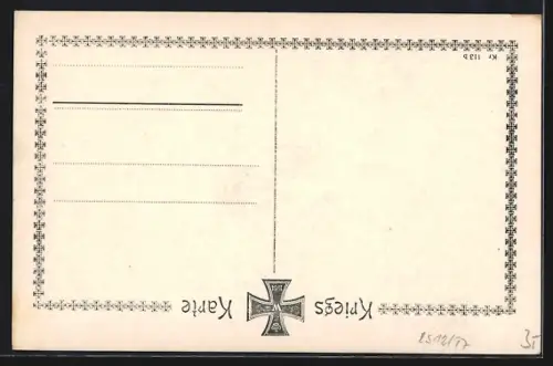 AK Domnau /Ostpreussen, Wie die Russen in Ostpreussen hausten!, Der zerstörte Marktplatz