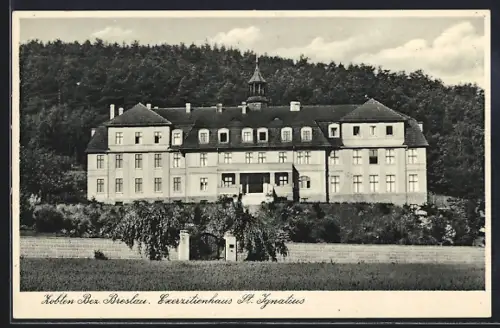 AK Zobten /Bez. Breslau, Exerzitienhaus St. Ignatius