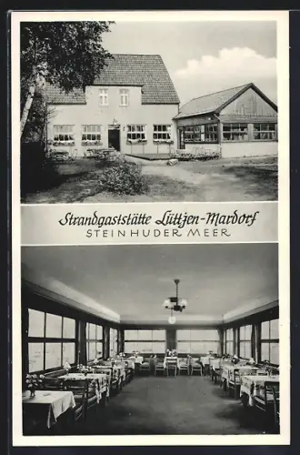 AK Lüttjen-Mardorf, Strandgaststätte am Steinhuder Meer, Inh. Herbert Voigts
