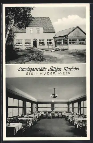 AK Lüttjen-Mardorf, Strandgaststätte am Steinhuder Meer, Inh. Herbert Voigts