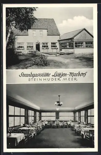 AK Lüttjen-Mardorf, Strandgaststätte am Steinhuder Meer, Inh. Herbert Voigts
