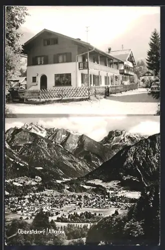 AK Oberstdorf /Allgäu, Gesamtansicht und Ortspartie