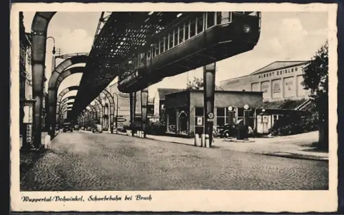 AK Wuppertal-Vohwinkel, Schwebebahn bei Bruch