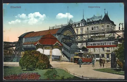 AK Elberfeld, Schwebebahn, Döppersberg