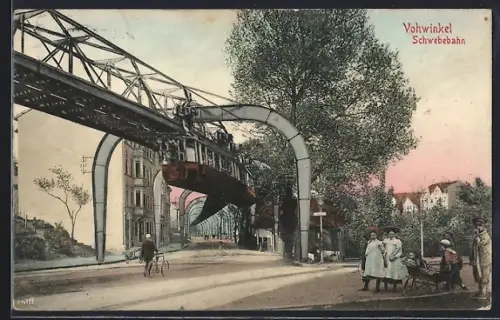 AK Vohwinkel, Schwebebahn und Passanten