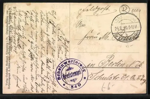 AK Talsen /Kurland, Strassenpartie im Winter