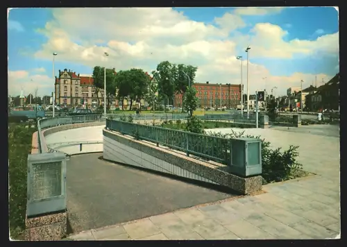 AK Oldenburg /Oldb., Partie am Pferdemarkt