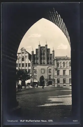 AK Stralsund, Wulf Wulflam`sches Haus von 1370