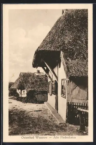 AK Wustrow /Ostsee, Alte Fischerkaten