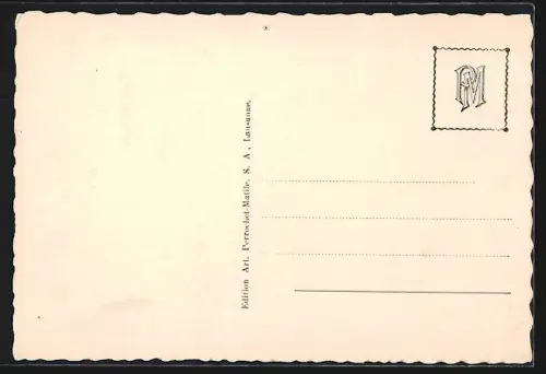 AK Romont /BE, Ortspartie mit Bözingenberg