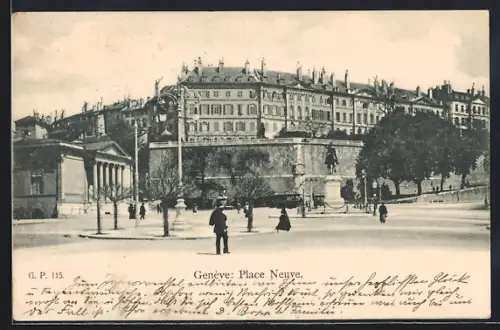 AK Genève, Place Neuve, Panorama