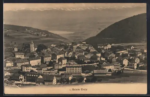 AK Sainte Croix, Teilansicht und Blick ins Tal