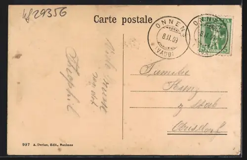 AK Sainte Croix, Teilansicht und Blick ins Tal