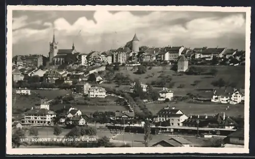 AK Romont, Vue prise de Billens