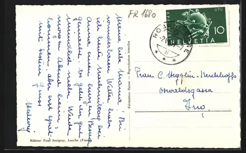 AK Romont, Vue prise de Billens