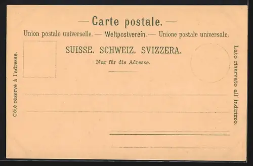 Lithographie Genève, Le Pont du Mont Blanc