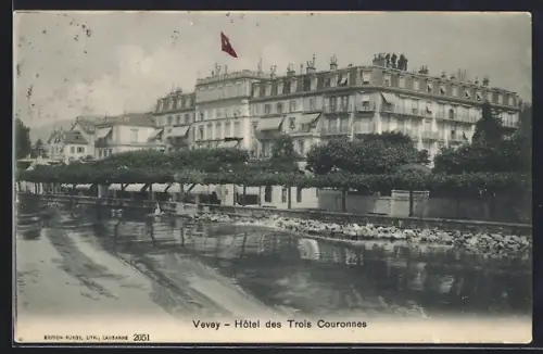 AK Vevey, Hotel des Trois Couronnes