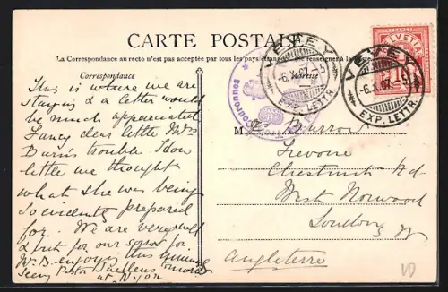 AK Vevey, Hotel des Trois Couronnes