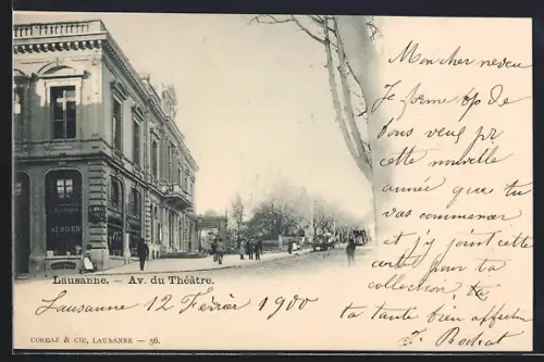 AK Lausanne, Avenue du Theatre