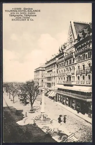 AK Geneve, Touring-Hotel-Balance pres du Jardin Anglais