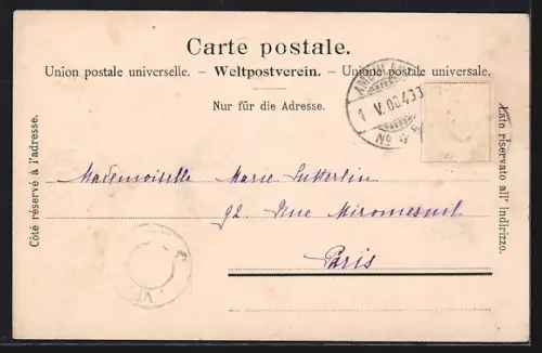 AK Coppet, La Rue, Strassenpartie im Sonnenlicht